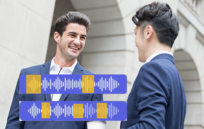 Multilingual Annotation Icon for Audio Annotation Services and Global Speech Data Labeling.