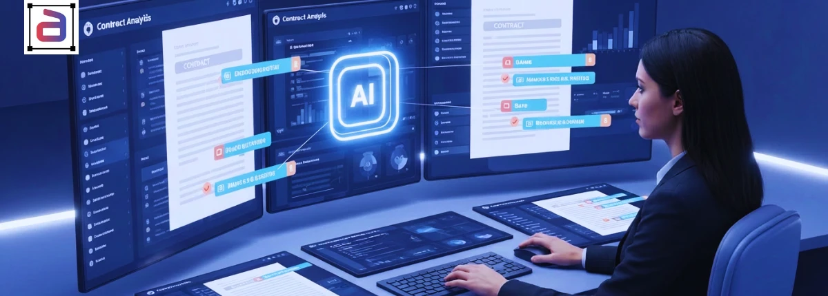AI-powered contract analysis dashboard using legal AI annotation services